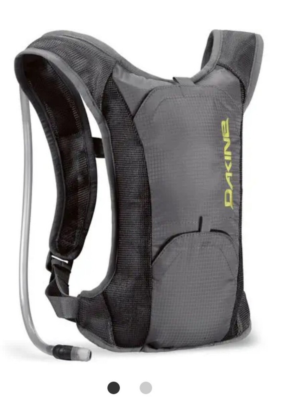 Dakine Waterman Hydration Pack Charcoal Black with Lime Logo Lightweight Outdoor
